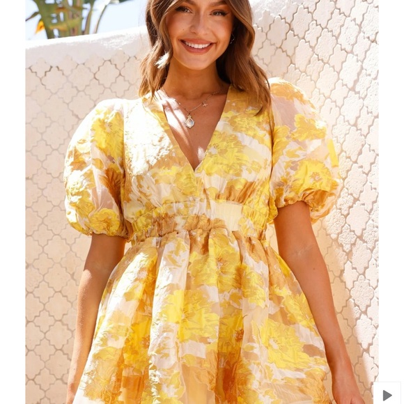 Brocade mini dress - Picture 3 of 5